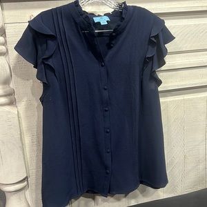 Women’s Cece Blouse - Size L - Navy